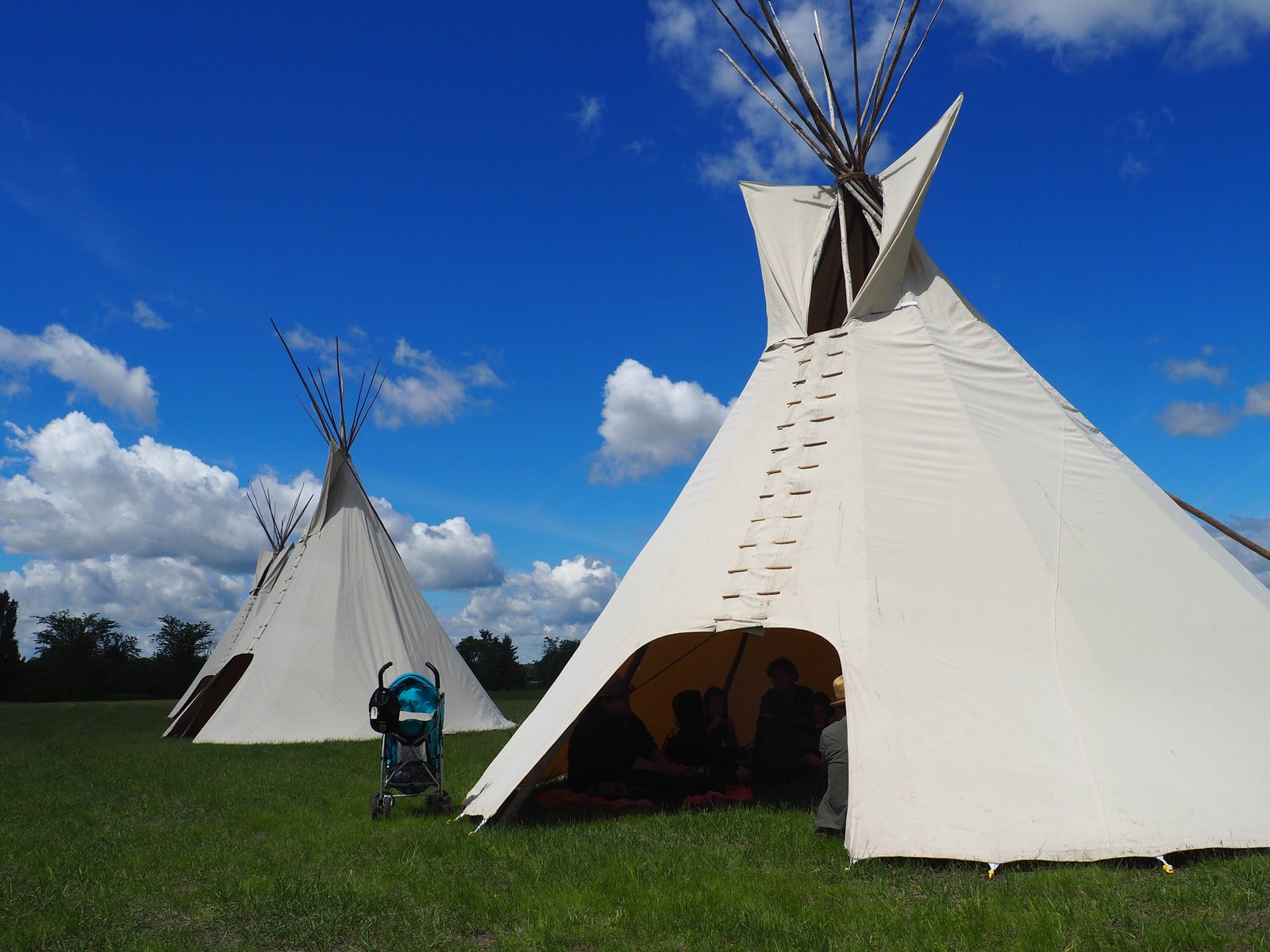 Tipi teaching at Brandon Summer Solstice Gathering